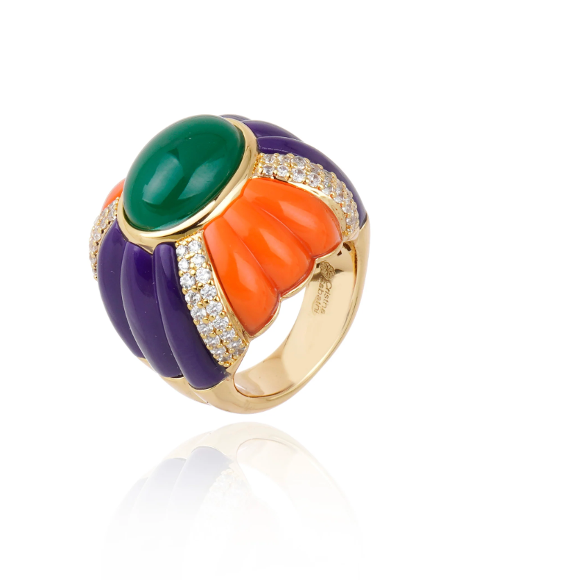Machu Picchu Ring Green