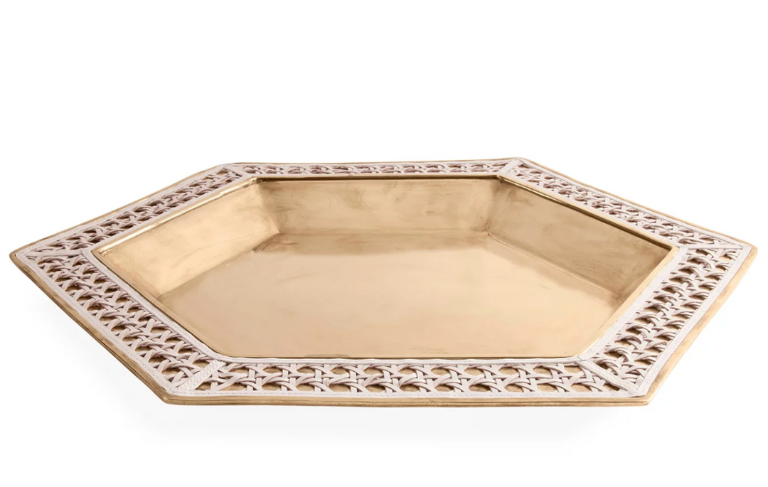 Basketweave Serving Tray