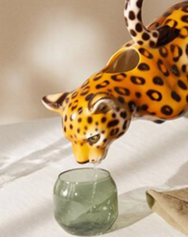 Ceramic Leopard Jug