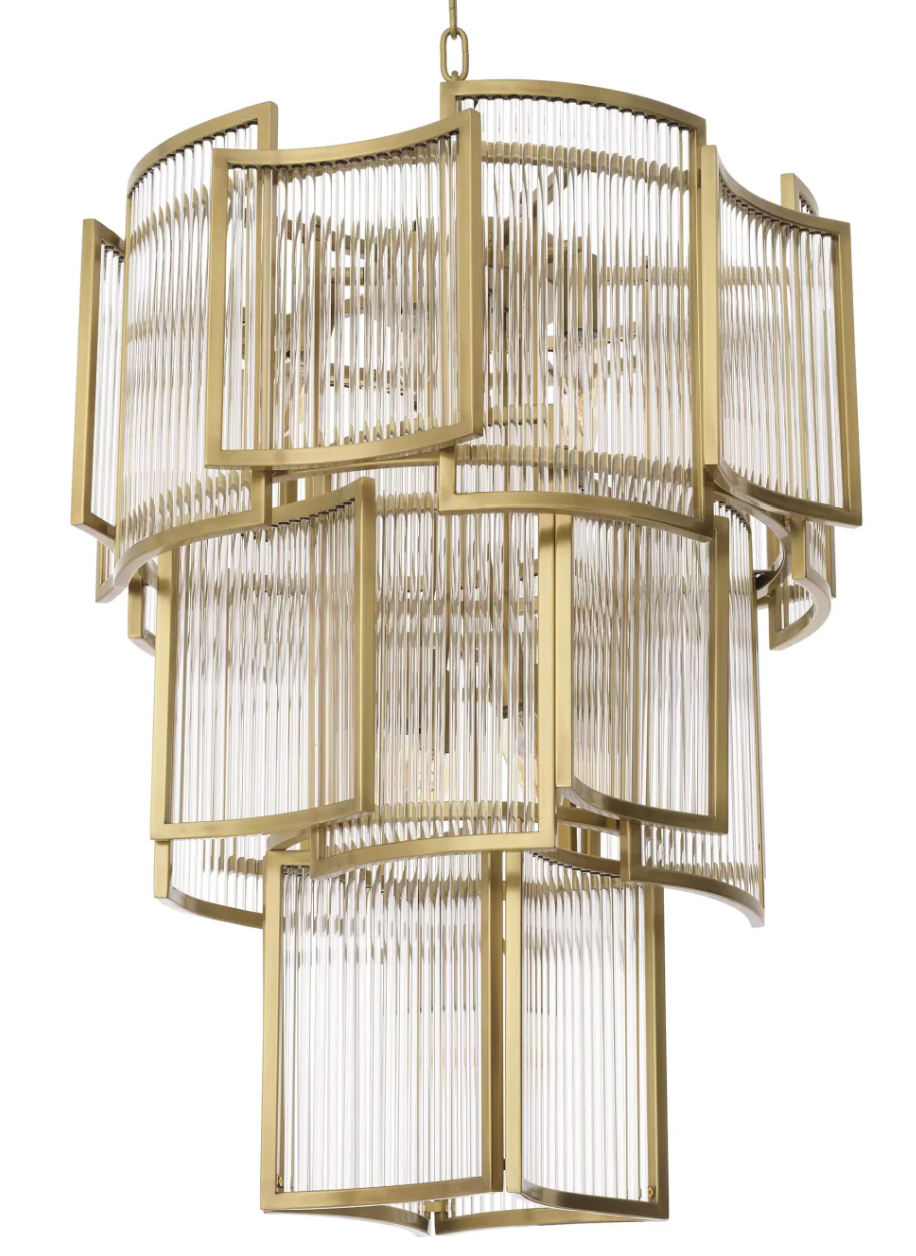 Modern Art Deco Chandelier