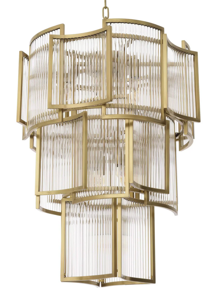 Modern Art Deco Chandelier