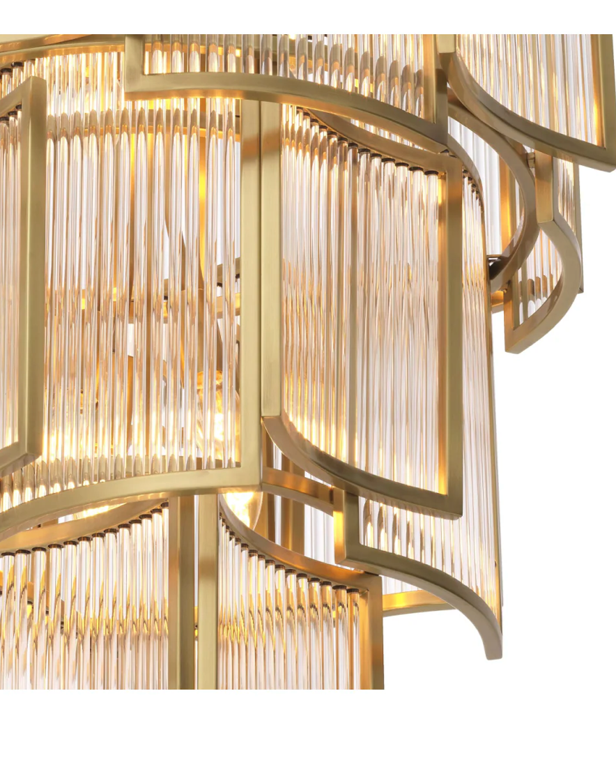 Modern Art Deco Chandelier