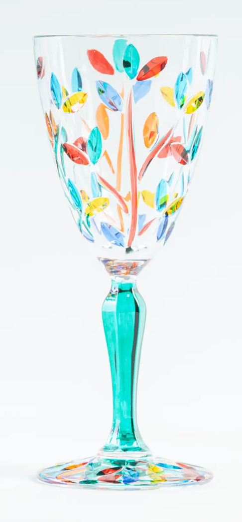 Multicoloured Crystal Wine