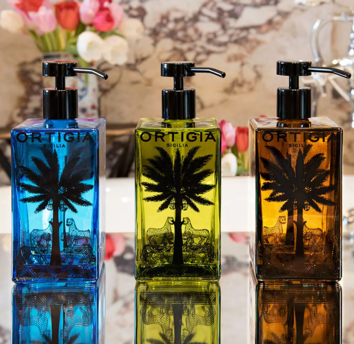 Glass Liquid Soap /Blue-Florio