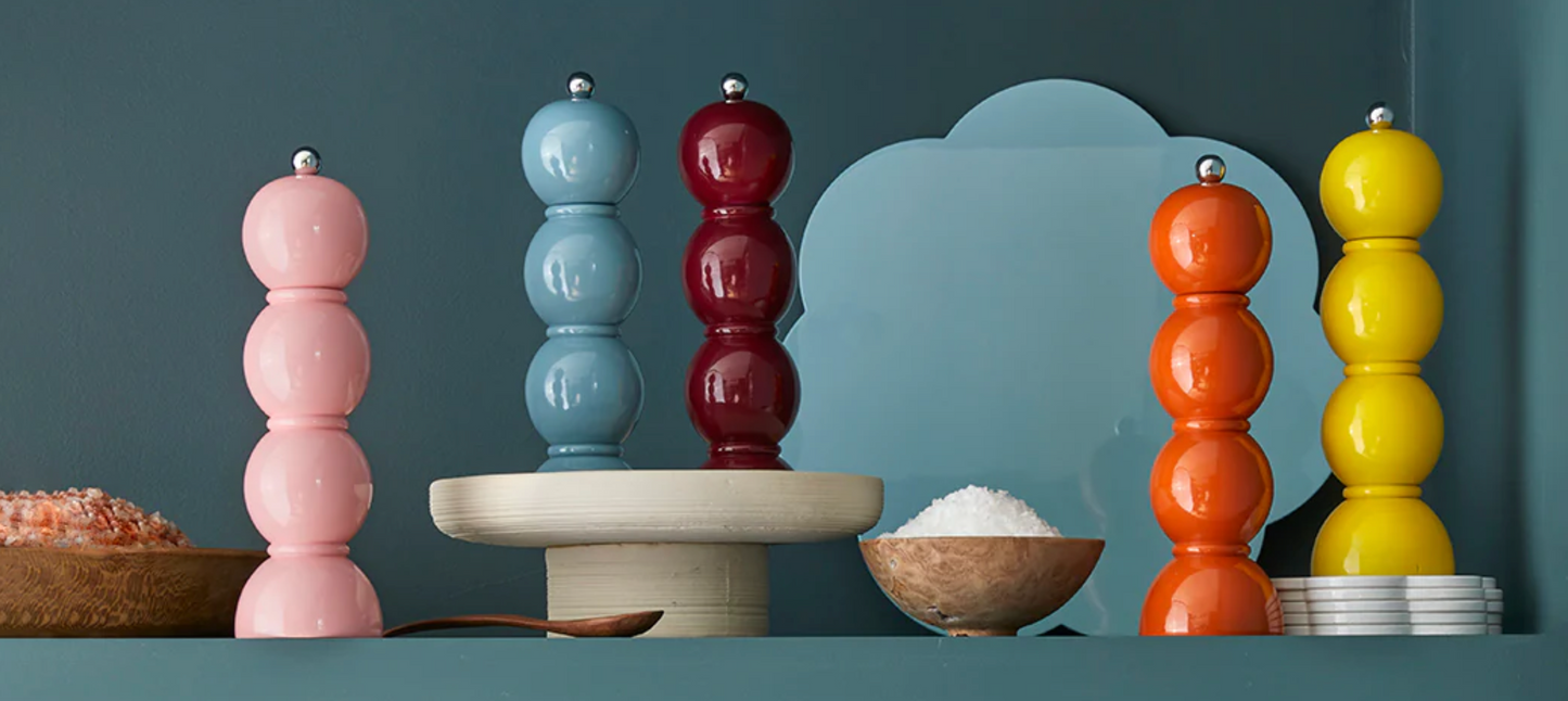 Bobbin Lacquer Salt or Pepper Mill