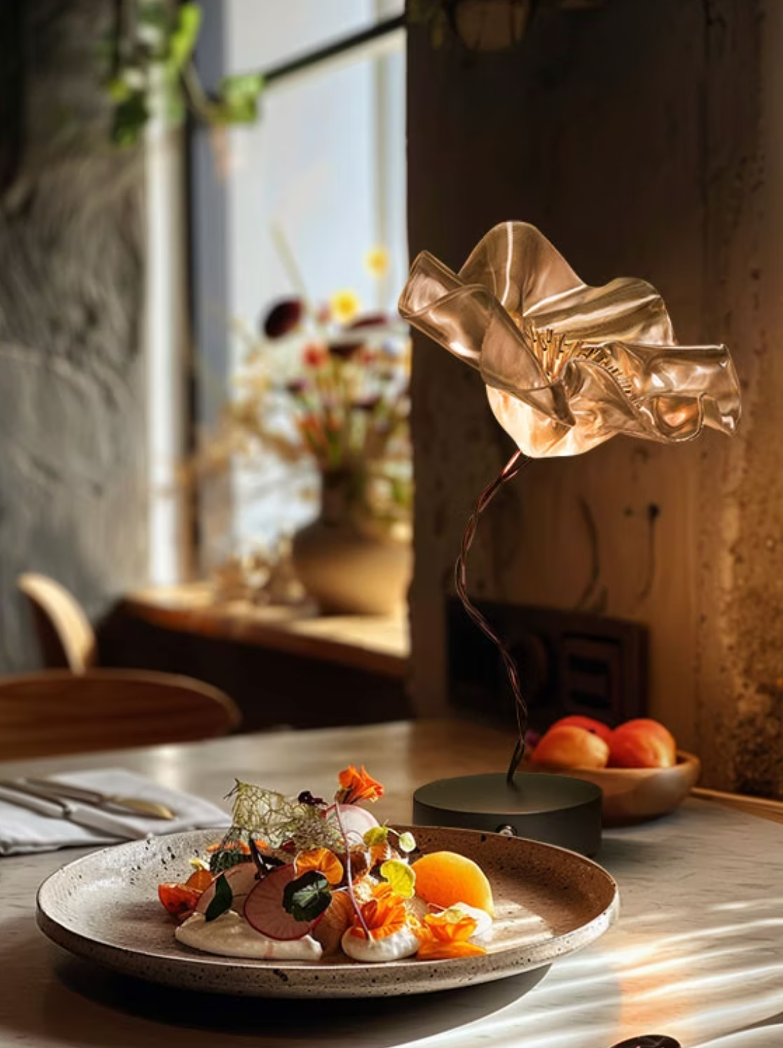 Lafleur Battery Table Lamp