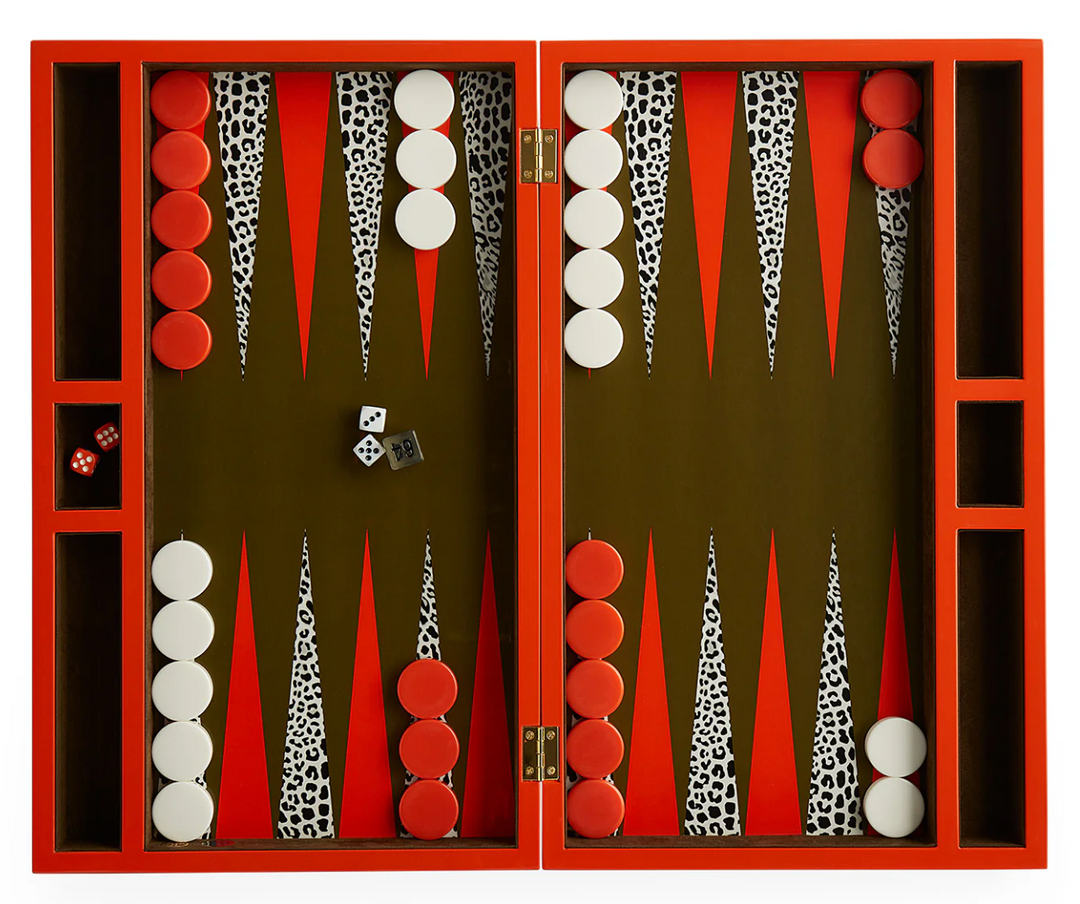 Leopard Backgammon Set