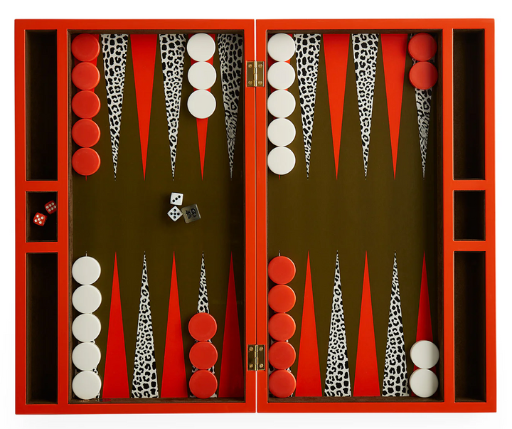 Leopard Backgammon Set