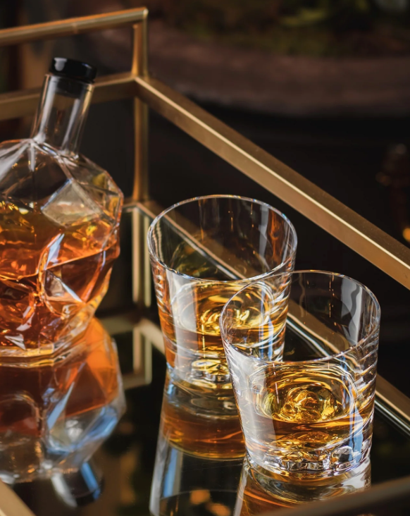 Memento Mori  Whiskey Glasses-Set of 2