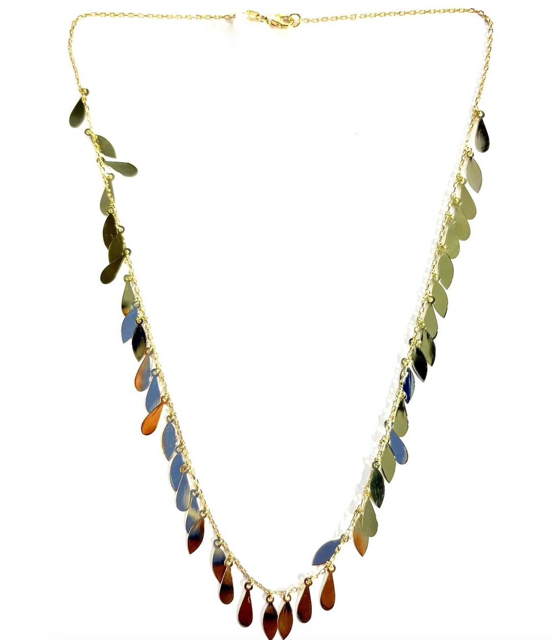 PEAR FRINGE NECKLACE
