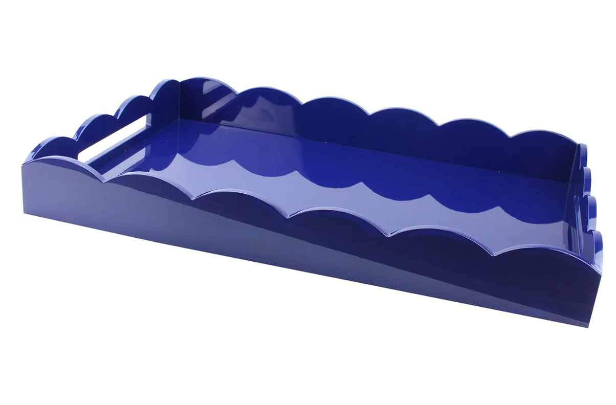 Lacquered Scallop Trays-Large