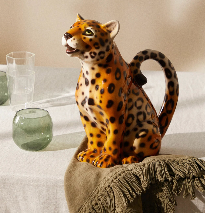 Ceramic Leopard Jug