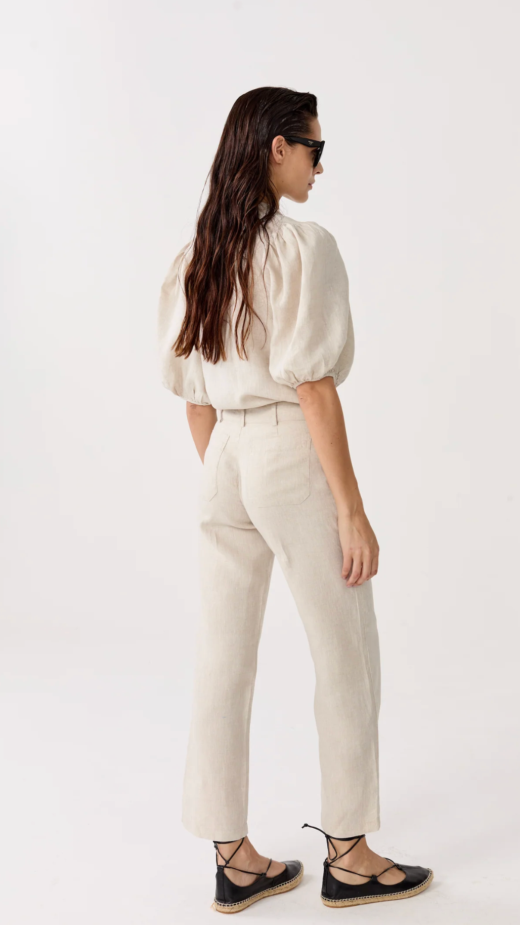 Bubble Linen Shirt - Natural