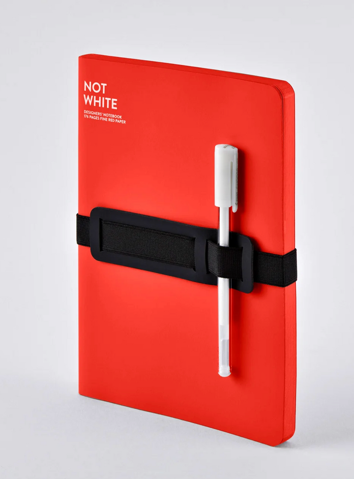 Not White Notebook-Red