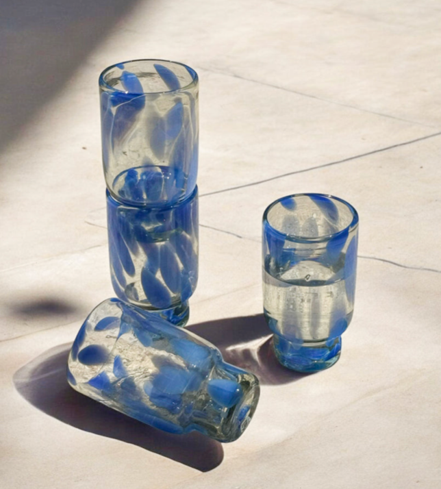 Frida Tall Stackable Glass -Set of 4
