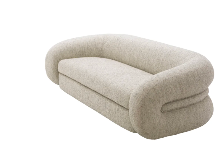 Light Gray Modern Sofa Cosenza