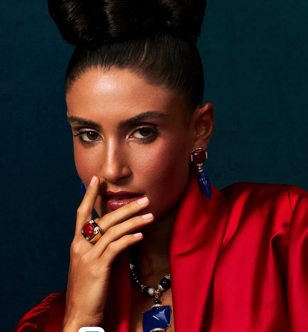 Noemia Earrings- Red
