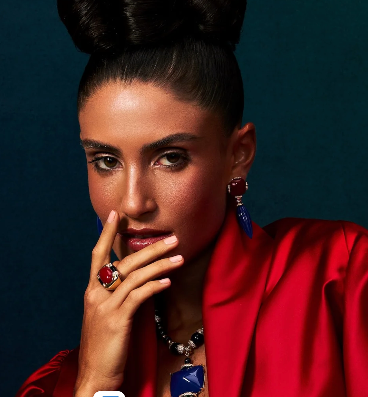 Noemia Earrings- Red