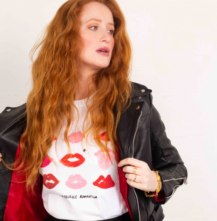 T-Shirt Romantica by TrendyEmma-White
