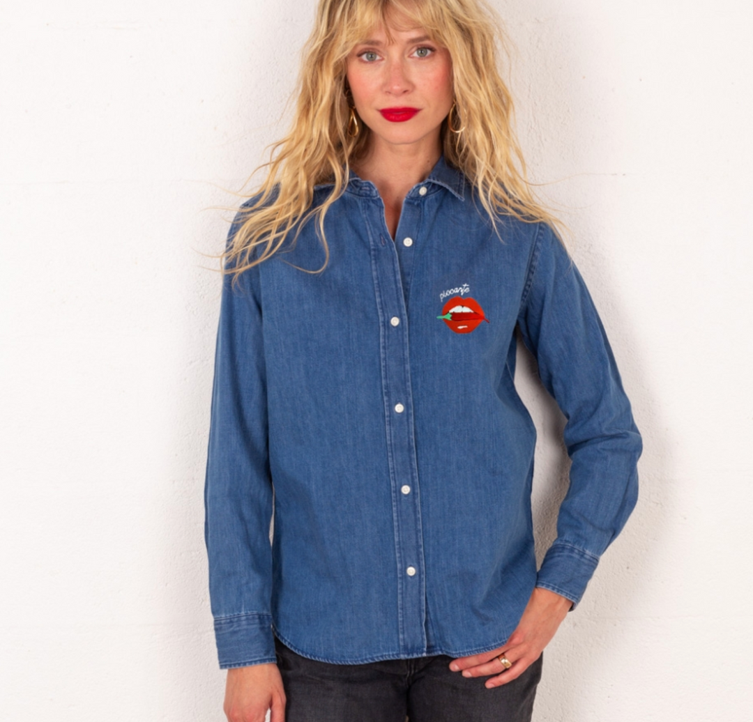 Chemise Denim Shirt -Piccante