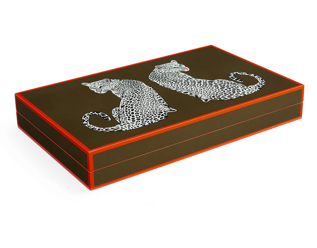 Leopard Backgammon Set