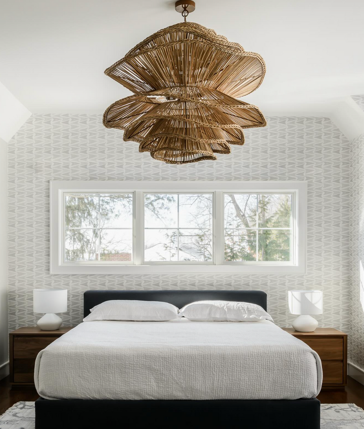 Alondra Chandelier-Natural Rattan