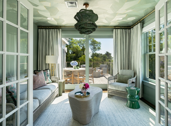 Alondra Chandelier-Hunter Green Rattan