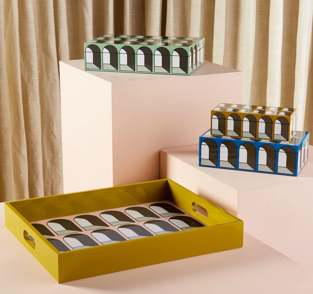 Medium Arcade Lacquer Box
