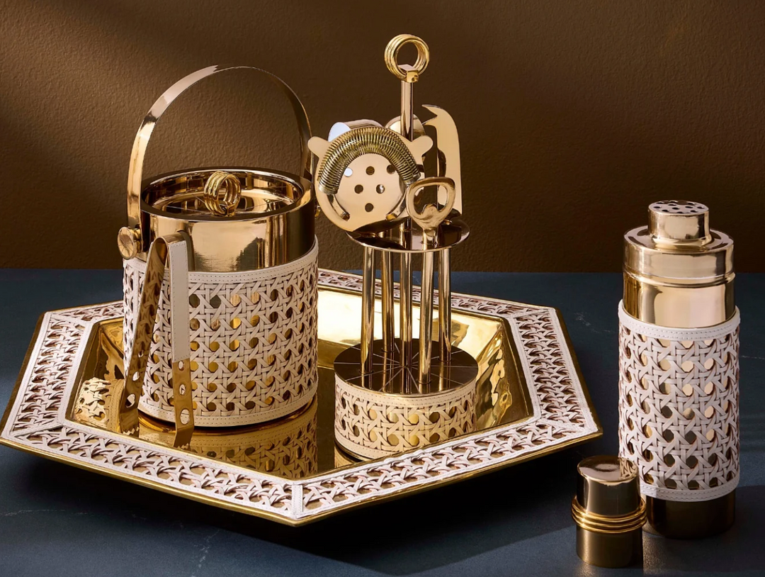 Basketweave Serving Tray
