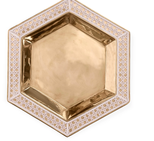 Basketweave Serving Tray