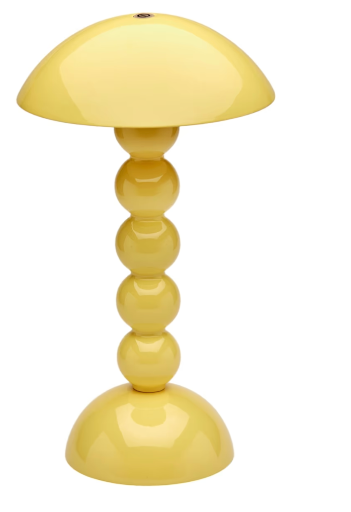 Lacquer Rechargeable Bobbin LED Lamp