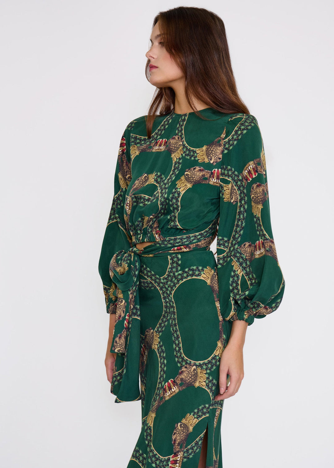 Lenny Eden Maia Wrap Top