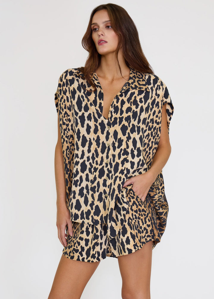 Leo Eden Sleeveless Nat Shirt